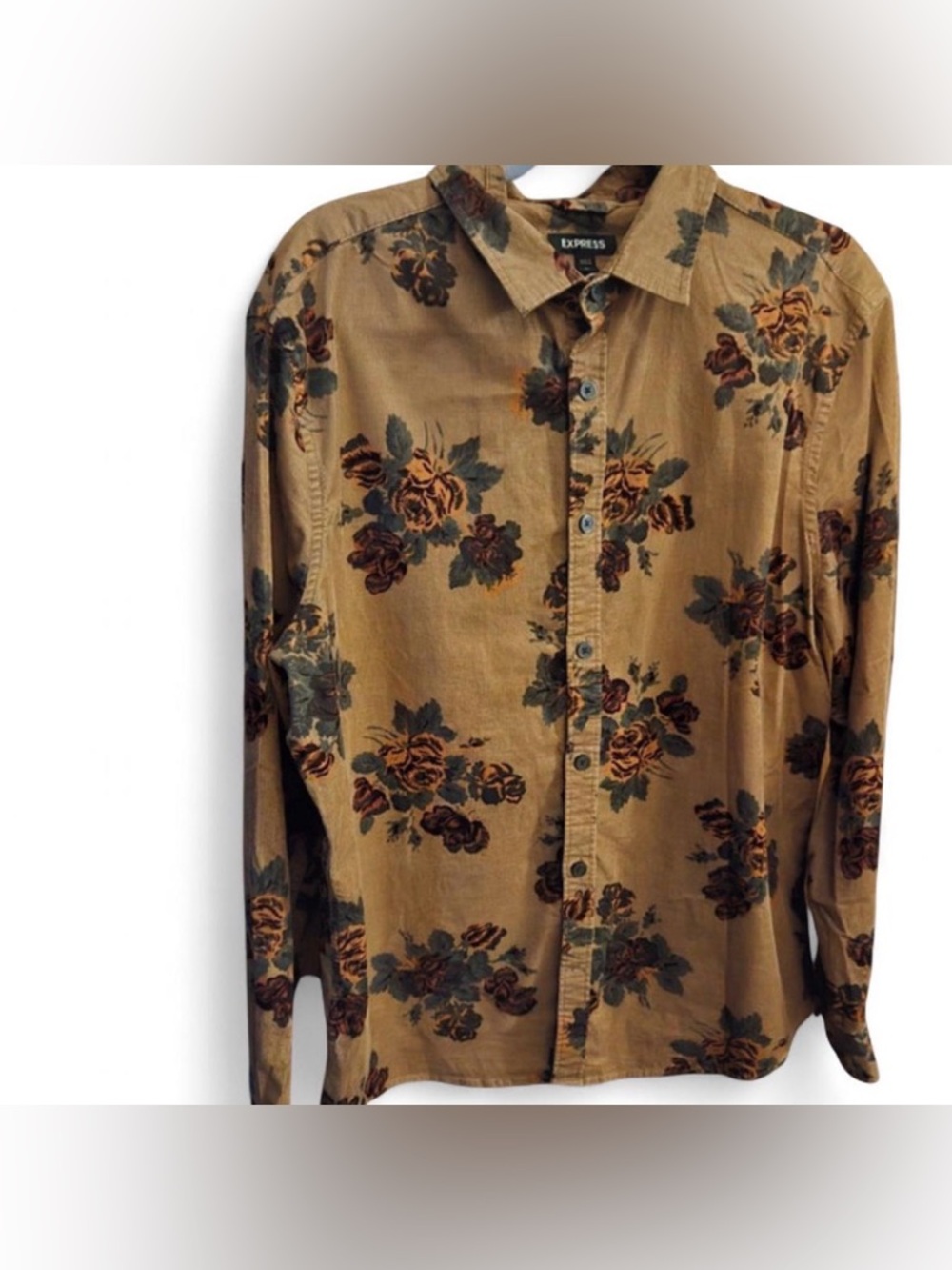 Express Corduroy Button-Down Shirt